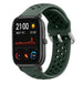 Xiaomi Amazfit GTS siliconen bandje met gaatjes (legergroen)