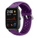 Xiaomi Amazfit GTS siliconen bandje met gaatjes (paars)