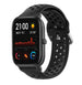Xiaomi Amazfit GTS siliconen bandje met gaatjes (zwart)
