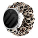 Samsung Galaxy Watch 8 - 44mm scrunchie bandje (luipaard)