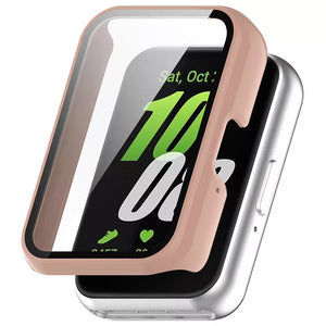 Samsung Galaxy Fit 3 PC hard case met glas (roze)