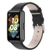Huawei band 7 leren bandje (zwart)