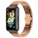 Huawei band 7 metalen bandje (rosé goud)
