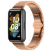 Huawei band 7 metalen bandje (rosé goud)