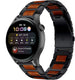 Huawei Watch 3 (Pro) houten/stalen band (zwart)