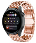 Huawei Watch 3 (Pro) stalen draak band (rosé goud)