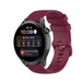 Huawei Watch 3 (Pro) luxe siliconen bandje (donkerrood)