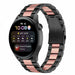 Huawei Watch 3 (Pro) stalen band (zwart/roze)