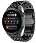 Huawei Watch 3 (Pro) stalen draak band (zwart)