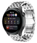 Huawei Watch 3 (Pro) stalen draak band (zilver)
