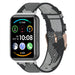 Huawei Watch Fit 2 nylon gesp bandje (zwart/grijs)