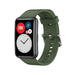 Huawei Watch Fit siliconen bandje (donkergroen)
