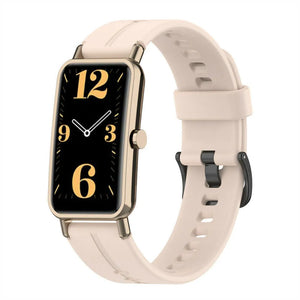 Silicone Strap, on a watch, 3/4 front view