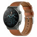Huawei Watch GT 2 Pro leren bandje (strak bruin)