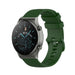 Huawei Watch GT 2 Pro luxe siliconen bandje (legergroen)