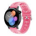 Huawei Watch GT 3 42mm siliconen bandje met patroon (knalroze)
