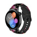 Huawei Watch GT 3 42mm Silicone Strap (Pink Flower)