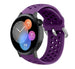 Huawei Watch GT 3 42mm siliconen bandje met gaatjes (paars)
