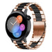 Huawei Watch GT 3 42mm stalen band (roségoud/zwart)