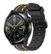 Huawei Watch GT 3 46mm Silicone Strap Tough (Black/Yellow)