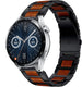 Huawei Watch GT 3 46mm houten/stalen band (zwart)