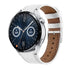 Huawei Watch GT 3 46mm bandje leer (wit)