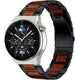 Huawei Watch GT 3 Pro 46mm houten/stalen band (zwart)