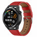 Huawei Watch GT Runner leren bandje (rood)
