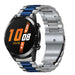 Huawei Watch GT 2 stalen band (zilver/blauw)