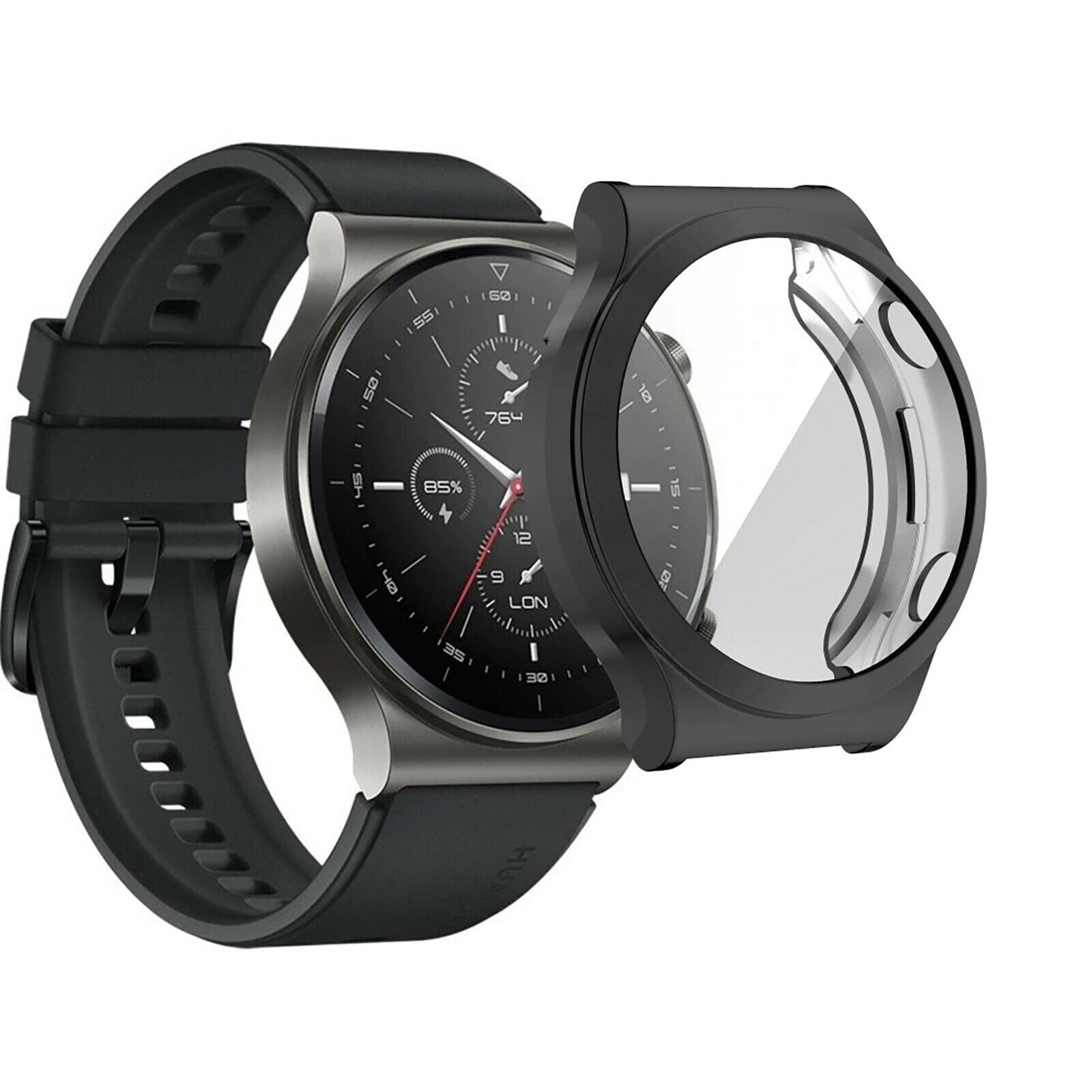 Huawei Watch GT 2 Pro Wood/Steel Strap (Black)