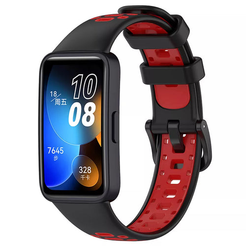 Huawei Band 10 Sport Strap (Black/Red)