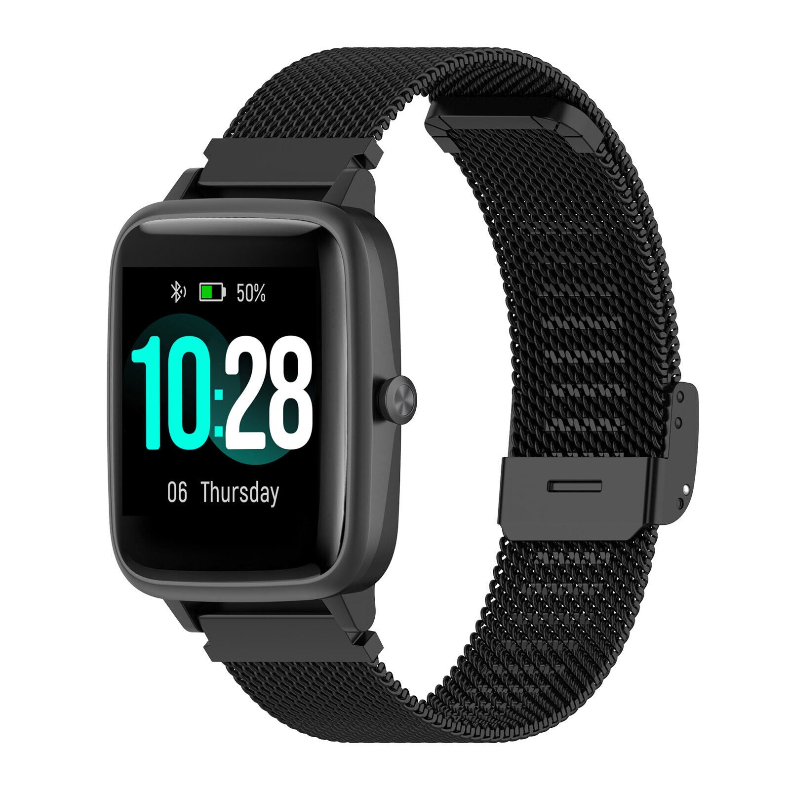 ID205L Milanese band (zwart) 