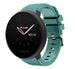 Polar Ignite 2 twill siliconen band (dennengroen)