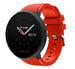 Polar Ignite 2 twill siliconen band (rood)