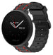 Polar Ignite 2 sport gesp band (zwart/rood)