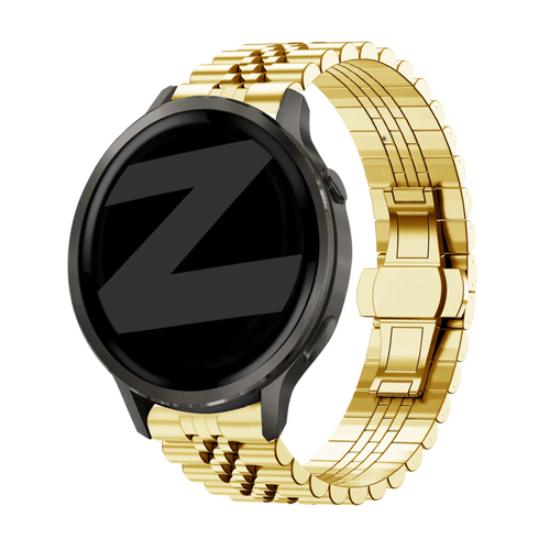 Bandz Garmin Forerunner 255s Steel Strap 'Jubilee' (Gold)