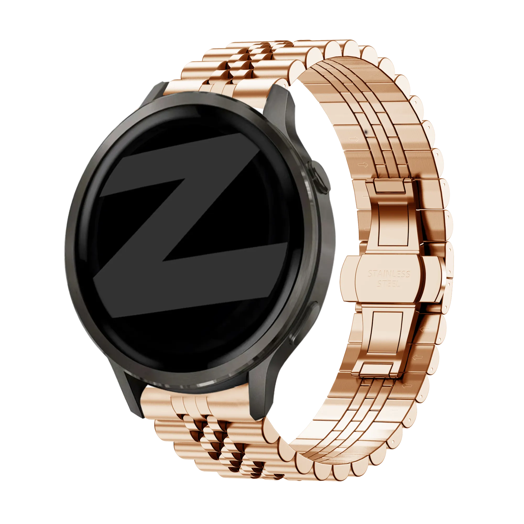 Bandz Garmin Venu 2s stalen band 'Jubilee' (rosé goud)
