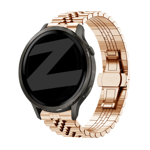 Bandz Garmin Vivoactive 4s Steel Strap 'Jubilee' (Rose Gold)