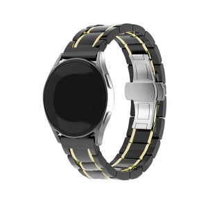 Coros Pace 2 keramiek stalen band (zwart/goud)