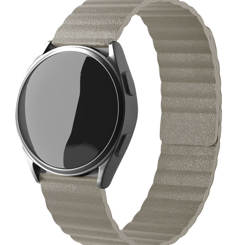 Withings Steel HR - 40mm leren loop bandje (khaki)