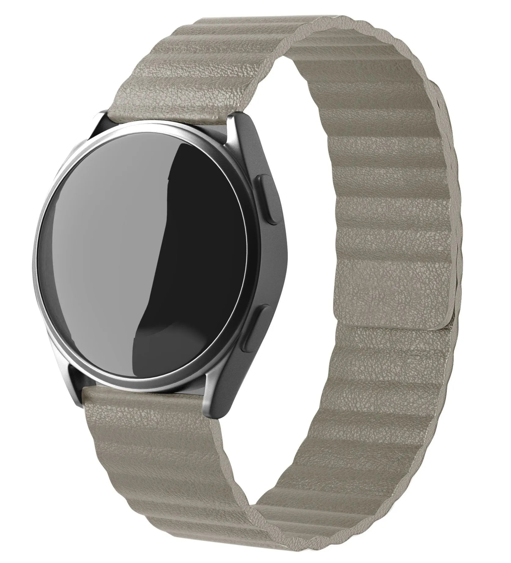 Coros Apex 42mm Leather Loop Strap (Khaki)