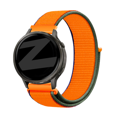 Bandz Garmin Forerunner 255s Nylon Loop Strap (Kumquat)