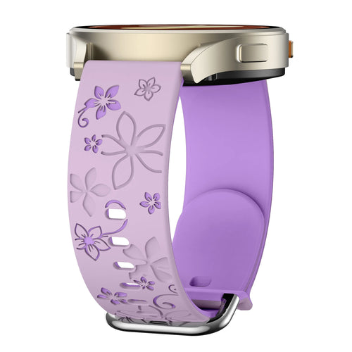 ICE Smart ST 2.0 Round 1.20 Flower siliconen band (lavendel/paars)