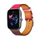 Amazfit GTS 3 leren band (knalroze/roodbruin)