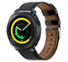 Samsung Gear Sport bandje leer (strak-zwart)