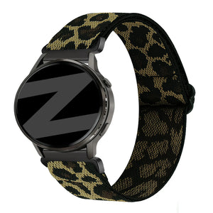 Bandz Gard Pro Health Smartwatch 3 - 41mm Elastic Nylon Strap ('Leopard')