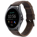 Fossil Gen 5e - 44mm leren band (donkerbruin)