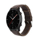 Amazfit GTR 2 leren band (donkerbruin)