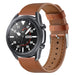 Samsung Galaxy Watch 3 45mm leren bandje (strak bruin)