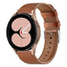 Samsung Galaxy Watch 4 40mm leren bandje (strak bruin)